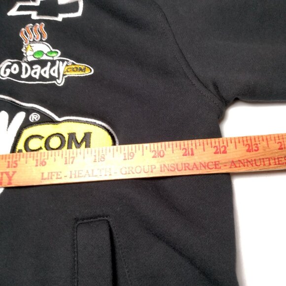 NASCAR Chase Authentics Go Daddy Danica Patrick Hooded Sweatshirt Small Zip Up - Picture 10 of 16